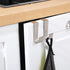 Hotop 12 Pcs Over The Cabinet Drawer Door Hooks - 1.12 Inch Sturdy Metal Z Shaped Hanger Peg for Bathroom Clothes Towel