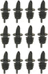 Free Flow Pourers Tablecraft, 2.5 x 1.25 Inch, 12 Count, Black