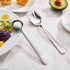 KEAWELL Premium 9.45" Louise Salad Servers, 18/10 Stainless Steel, Dishwasher Safe