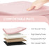 16.5L 12.6W 12.6H PINPLUS Sherpa Storage Ottoman Footrest Stool - Plush Foldable Cube with Hidden Compartment