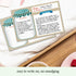 Neatz Mason Jar Recipe Cards - 50 Double Sided Cards, 4x6 inches, Thick Card Stock