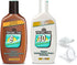 GoPong Tropic Tan Sunscreen Bottle Flask 2 Pack (16 oz Total) -