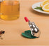 HIC Tea Infuser with Drip Tray, Frog and Lily Pad, 18/8 Stainless Steel, BPA-Free Plastic