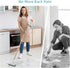 55", 180 MOPALL Floor Scrub Brush with Long Handle Dual-Sided Stiff Bristle Grout Brush with Rotatable V-Shape Head