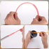BOXOB 2pcs 9.44in Silicone Straw Cleaner Brush, Extra Long Reusable Straw Brush for Stanley, Metal, Glass Straws