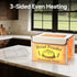 68-122F 48H 5-Layer Proofing Box - Foldable Proofing Bread Box with Temp Control & Timer, Bread Proofer for Sourdough