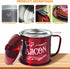 QMET 1.3L Bacon,46oz Bacon Grease Saver Container with Fine Mesh Strainer,Stainless Steel Oil Keeper Can for Large