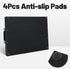 16x12inches SXNOWS Faux Leather Rectangle Serving Tray with Handles, Large Decorative Tray for Ottoman Coffee Table