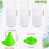 450 3 2x12 Inch, 3x12 Inch, 3x10 Inch Pcs Ice Lolly Bags Disposable Ice Cream Mold Bags with Silicone Funnel, Size