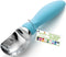 Spring Chef Ice Cream Scoop Aqua Sky with Soft Grip Handle, Professional Heavy Duty Sturdy Scooper for Gelato