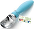 Spring Chef Ice Cream Scoop Aqua Sky with Soft Grip Handle, Professional Heavy Duty Sturdy Scooper for Gelato