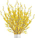 Artificial Forsythia Flowers, 6Pcs 39.4 Inch Silk Forsythia Branches for Flower Arrangement, Wedding Decoration
