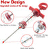 Meat Injector, TGE-V 1-oz Plastic BBQ Marinade Injector Kit with Stainless Steel Needles and Cleaning Brush