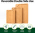 WILLKOMMEN Set 3, Set, Set Bamboo Cutting Board of Cutting Boards For Kitchen with Juice Groove, Bamboo Chopping Board
