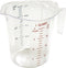 Winco Measuring Cup, Polycarbonate, 1-Quart, Clear