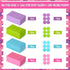 Leinuosen 24 Pieces Building Block Party Favor Boxes, Brick Theme Gift Boxes for Birthday Party Baby Shower