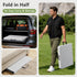 6 Folding Table, FT Foldable Plastic Table with Carrying Handle, Heavy Duty Portable Fold-in-Half Utility Table