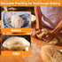 100PCS Bowl Covers for Bread Proofing, Reusable Elastic Plastic Bowl Covers for Bread Rising, Storage Containers