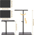 360 NiHome Minimalist Height Adjustable End Table, Rotatable Sofa Armrest Side Tray Table, Adjustable Legs Space-Saving