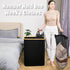 Black 160L Extra Large 3 Section Laundry Hamper with Lid, Clothes Organizer for Bedroom, Laundry Room, Dirty Clothing