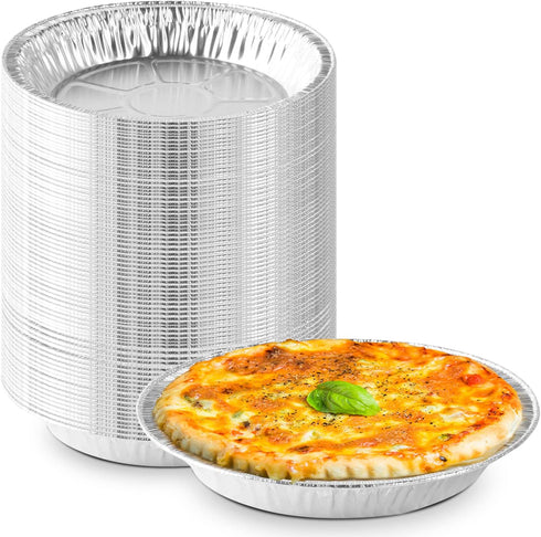 The Baker Celebrations Aluminum Foil Baking Pie Pans - 8 inch (Pack of 25)