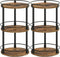 YATINEY Spice Rack, Set of 2 Lazy Susan Organizer, 3-Tier Turntable Organizer