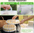 3PCS 66 HAKSEN Deviled Egg Containers with Lid, Deviled Egg Platter Carrier Holder Trays with Slots for Party and Home