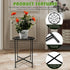 KABB 15'' Set 2, 10-inch Metal Plant Stand, Tall Flower Pot Stand of Modern Rustproof Round Outdoor Plant Stand | Iron