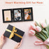 Golden State Art 4x6 Triple Picture Frame, Trifold Hinged Photo Frame with Real Glass for Desk Top Collage
