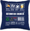 Automation Engineer Label Skills Solving Coffee Whiskey, Throw Pillow, Multicolor, 16x16