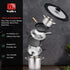Universal Lid for Small Pots, Pans, Skillets & Frying Pan - Fits 6.5", 7" & 8" Diameter Cookware - Tempered Glass