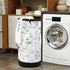 White Marble Laundry Bag, Large Heavy Duty Backpack for College Students, Washable with Shoulder Straps