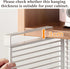 SSYYGET Closet 14.2 inches) Under Shelf Organizer, Detachable Under Shelf Basket, Metal Hanging Under Desk Basket