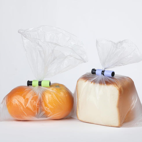 8 Pack, Mr. Pen- Squeeze and Lock Bread Bag Clips, Crayon Colors, Squeeze and Lock Bread Clips Reusable