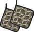 Caroline's Treasures Watercolor Pine Cones Pot Holders (Pair) - Heat Resistant Kitchen Hot Pads for Cooking, 7.5 x 7.5