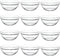 Stackable Glass Bowls for Cooking - Clear Cups for Baking, Food Prep, Serving, Storage - Set of 12 (S, Fl Oz, 3)