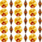 PATIKIL K9 Crystal Octagon Beads 2 Holes Pendants, 100 Pack 14mm Chandelier