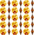 PATIKIL K9 Crystal Octagon Beads 2 Holes Pendants, 100 Pack 14mm Chandelier