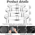 Lineshading 3 Party(6'',8'',10'') Pcs Round Acrylic Display Riser Clear Round Stands Clear Pedestal Riser Board