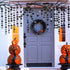 Cheerland Glitter Charcoal Grey Black Circle Garland Kit, Halloween Party Decoration Hanging Polka Dots Streamer Banner