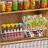 SANNO Wire Freezer Baskets, Storage Baskets for Closet, Refrigerator, Home Office, Bathroom, Pantry Organization - Set
