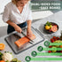 15 11 Inch, 2-in-1 Stainless Steel Cutting Board * IDekooror Double Sided Steel Chopping Board for Kitchen, Steel