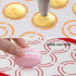 MIU Macaroon Silicone Baking Mat, Non-Stick Cookie Baking Mat, 2 Half Sheets and 1 Quarter Sheet