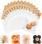 SUREHOME 200 Pcs Cookie Bags with Seal, Clear Self Sealing Cellophane Bags with Thank You Stickers