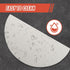 15 inch 2-Pack,White Half Moon Ceramic Heat Deflector Plates for Kamado Joe Classic I, II, III,Big Green Egg Grill