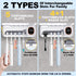 DRMXBU 5 Toothbrush Sanitizer and Holder, Toothbrush Holders for Bathrooms with Light Clean Air Dry, Rechargeable
