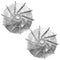 Replacement Lexan Plastic Fans for Sanitaire Commercial & Eureka Vacuum Cleaners, Pack of 2