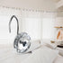 HBlife 12 Pcs Acrylic Decorative Rolling Diamond Shower Curtain Hooks, Rust Proof Rhinestones, Clear Round