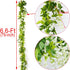 HANDIC Wisteria Garland 5pack - 33Ft Artificial Fake Wisteria Vine Hanging Flowers Fake Vines Plants