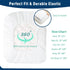 18-22" Queen Mattress Pad Cotton Mattress Pad Cover Quilted Mattress Cover Deep Pocket Mattress Protector Queen Size